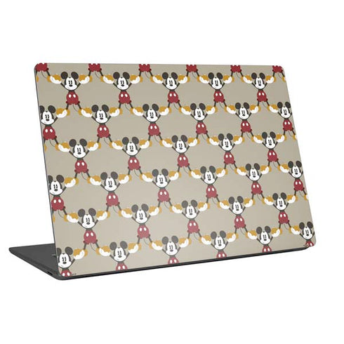 Disney Mickey Mouse Pattern Formation Universal Laptop 11in (8.8 x 6.2in) Skin
